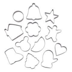 Набор металлических вырубок "Зимняя история" 12 шт 3863477