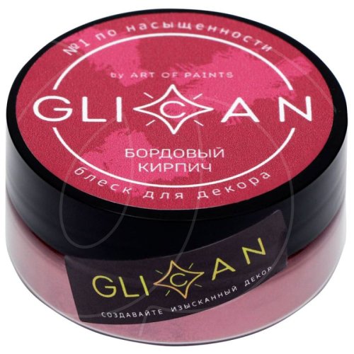 Блеск пищевой GLICAN Бордовый кирпич 10 г , 319 ₽ Блеск пищевой GLICAN Бордовый кирпич 10 г