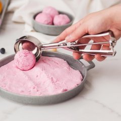 Ложка металлическая для подачи мороженного 5 см 743640