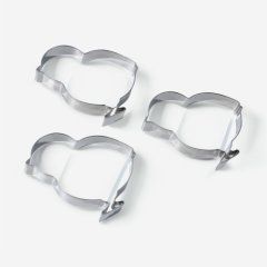 Набор металлических вырубок "Цыплята" 6,8х7х1,3 см 3 шт 9915546