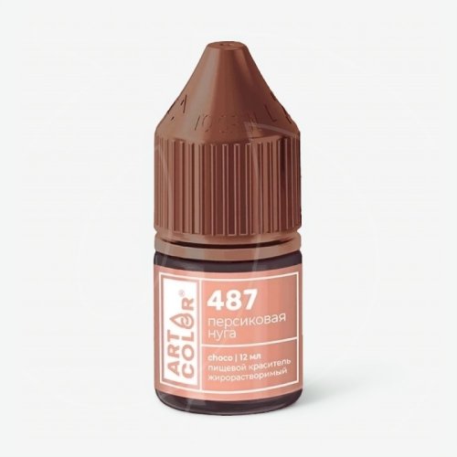 Краситель пищевой гелевый жирорастворимый Art Color "Choco Персиковая нуга 487" 12 мл ACH-5286-12