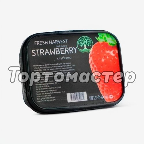 Пюре замороженное Fresh Harvest Клубника 200 г 