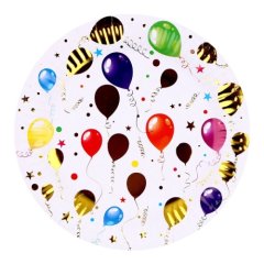 Тарелка бумажная "Happy Birthday" 10 шт 9273062