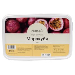 Пюре замороженное ARTPUREE Маракуйя без косточки 1 кг 4670134851487