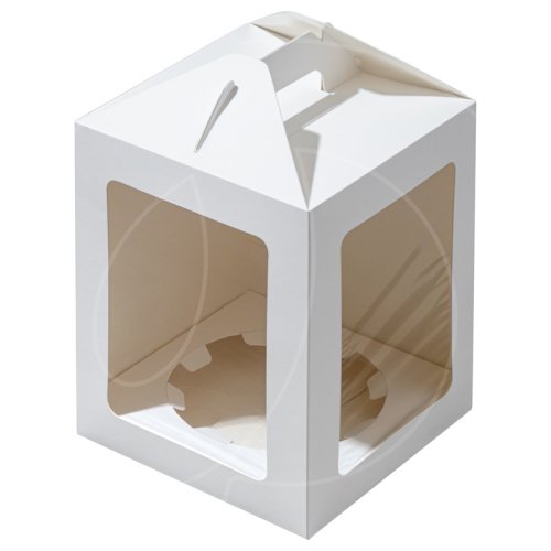 Коробка для кулича 12х12х16 см ForG JUMPL II W W 120*120*160 ST	