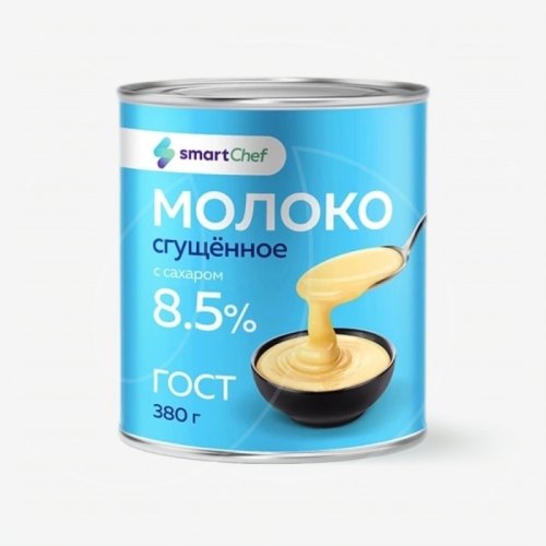 Сгущённое молоко цельное Smart Chef 8,5% 380 г 