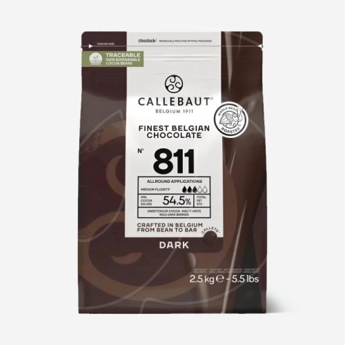 Шоколад тёмный CALLEBAUT 54,5% 400 г 811-RT-D94