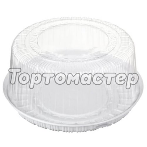 Контейнер для торта пластиковый Белый D30 H11 см 