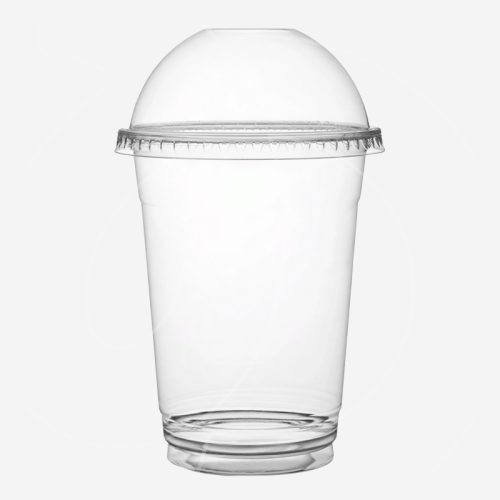 Стакан пластиковый с крышкой 400 мл 