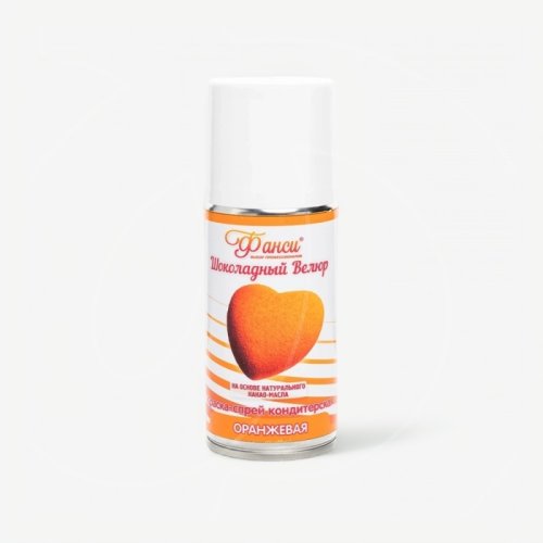 Велюр шоколадный Фанси "Оранжевая" 210 мл 