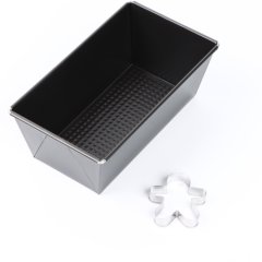 Набор для выпечки кекса с вырубкой "Пряничный человечек" 25х11 см 10417853