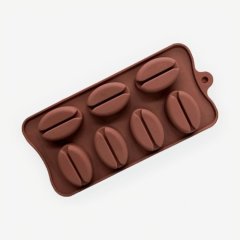 Форма силиконовая "Кофейные зёрна" 3,5х5х2,3 см 